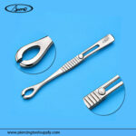 Forester Sponge Tweezers Slotted with Easy Lock